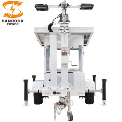 購入 建設現場のカスタマイゼーションのための5ルックス太陽光発電のポータブルライトタワー online manufacture