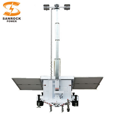 購入 OEM モバイル 太陽光灯塔 トレーラー 装着 屋外活動用 灯塔 online manufacture