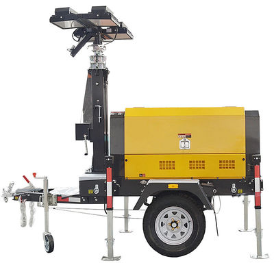 購入 2輪ディーゼル電動灯塔 携帯建築灯 監視システム ディーゼル灯塔 online manufacture