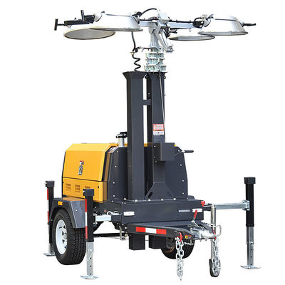 購入 LED Mobile Light Tower Industrial Hydraulic Lifting Diesel Generator Light Tower online manufacture