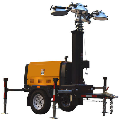 購入 Portable LED Light Towers Diesel Engine Construction Emergency Light Tower 8-12 Hours Runtime Diesel Light Tower online manufacture