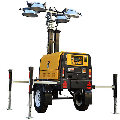 購入 Construction Light Tower Diesel Generator Illumination System Portable Light Tower online manufacture