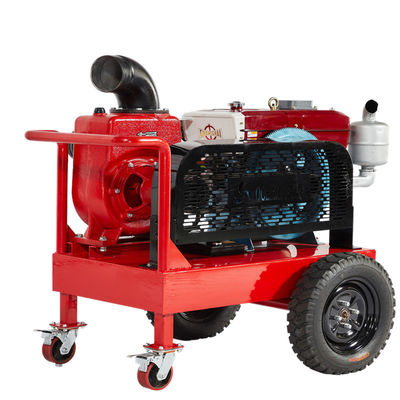 購入 安い移動式水ポンプ 流量 25 m3/h 自転式水ポンプ 軽量 ディーゼル式水ポンプ online manufacture