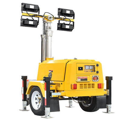 購入 ディーゼル発電機ライトタワー 産業用ライトタワー 4 × 1000W MHD LEDライトタワー 販売 online manufacture