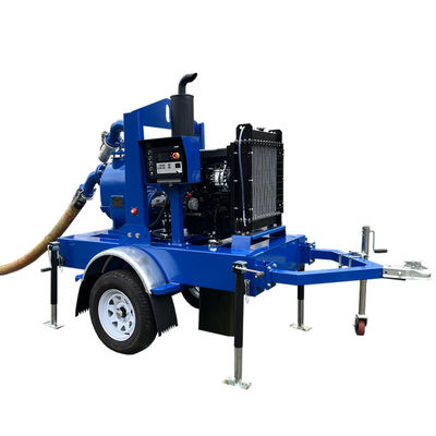 購入 Two-Wheel Self Priming Dewatering Pump Max Head 43m Agricultural Diesel Water Pumps for Irrigation online manufacture