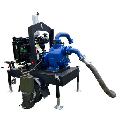 購入 China Cheap Self-Priming Centrifugal Pump Municipal Flood Control Water Pump Diesel Engine Pump Set online manufacture