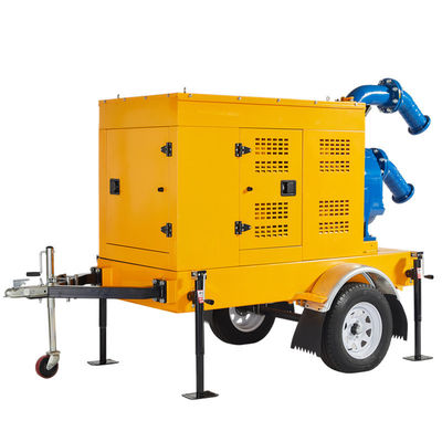 購入 Two-Wheels Water Pump High Head 15-20m Self Priming Vortex Pump Diesel Engine Pump Set online manufacture