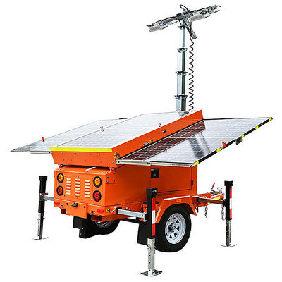 購入 Mobile Solar Light Tower LED lamps 240W 400W 600W Telescopic Light Tower Solar Light Towers for Sale online manufacture