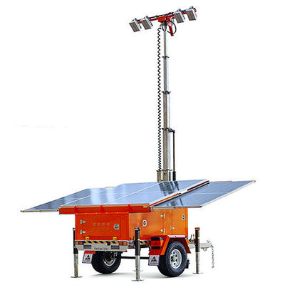 購入 Solar Lighting Towers Beam Angle 350° High Output Solar Lights Construction Sites Portable Solar Light Tower online manufacture