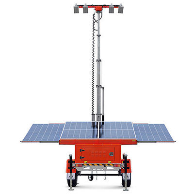 購入 Integrated Solar Light Tower Working Time 36 Hours Powerful Solar Lights Outdoor Events Trailer Light Tower online manufacture