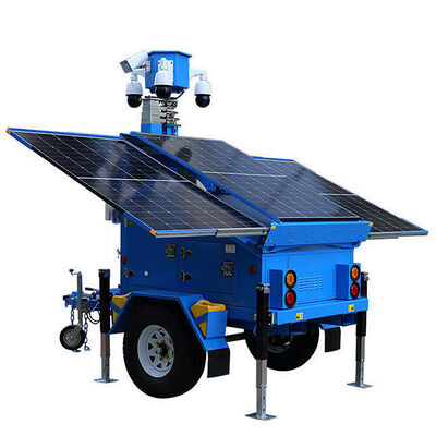 購入 Solar Light Tower Renewable Energy Mining Surveillance Tower Lighting  IP65 Rating Mobile Light Tower online manufacture