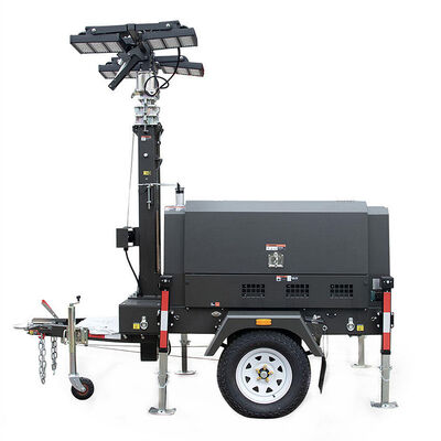 購入 Diesel Light Tower Luminous Flux 210000LM Outdoor Light Tower LED Mobile Light Tower online manufacture