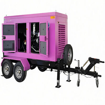 購入 100KWサイレントディーゼル発電機セット 3相ディーゼル発電機 トレーラー搭載ディーゼル発電機 online manufacture