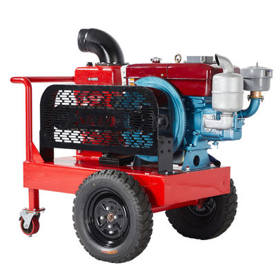 自吸式ポンプ 汚水トレーラー ウォーターポンプ パワー 5.5 KW ディーゼル灌漑ポンプ