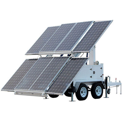 IP65 評価 防水 太陽光LEDライトタワー 屋外イベント 自動制御 液圧ライトタワー