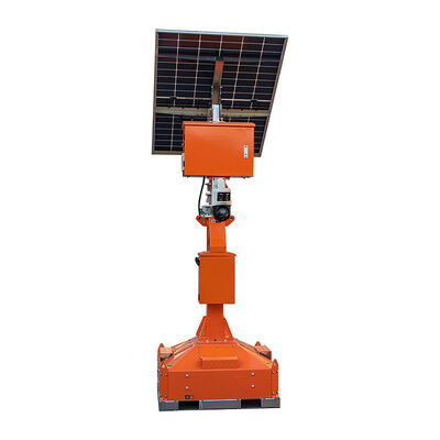 携帯太陽光灯塔 440W 太陽光パネル 14000 lm ライト出力 建設現場での4日稼働時間