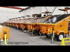 建設用ライトタワー LEDライトタワー インフラサポート モバイルソーラーライトタワー