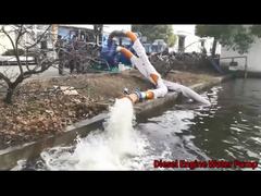 移動式水ポンプ 自動プリミング ポンプヘッド 10m ディーゼルエンジン 水ポンプ 灌輸用