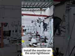 ソーラー監視タワー リモートモニタリングとセキュリティ 建設現場用モバイルソーラーライトタワー