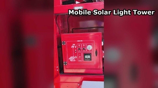 モバイル監視タワー CCTV 駐車場セキュリティ伸縮式ライトタワー 7 マストリフティングソーラーライト